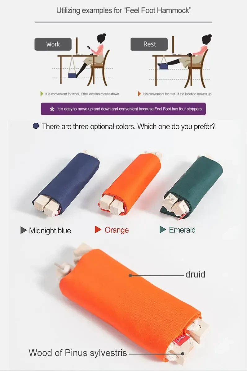 Foot hammocks ease foot fatigue Home gifts Outdoor hammocks