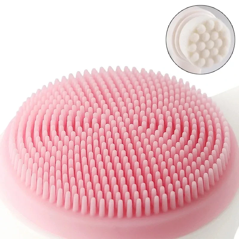 Double-Sided Silicone Facial Cleansing & Massage Brush