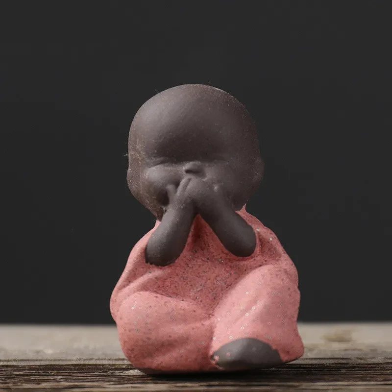 Four little Zesha monks tea pets