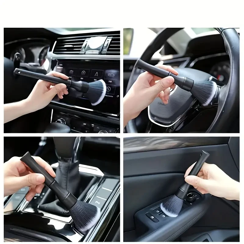 Car Interior Detailing Brush, Soft Bristle Cleaning Brush Dusting Brush, Car Interior Cleaning Tool