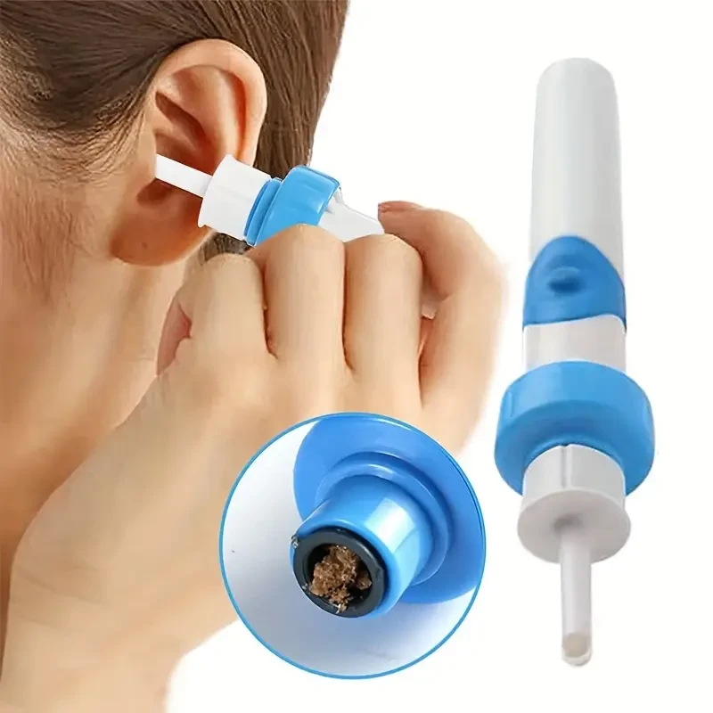 Battery-Powered Ear Wax Cleaner with Soft Tip