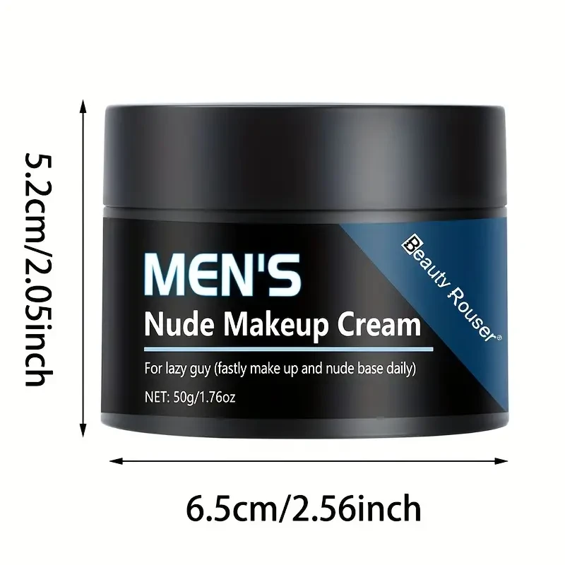 Beauty Rouser Men's Nude Makeup Cream  Oil-Control & Moisturizing (50g)