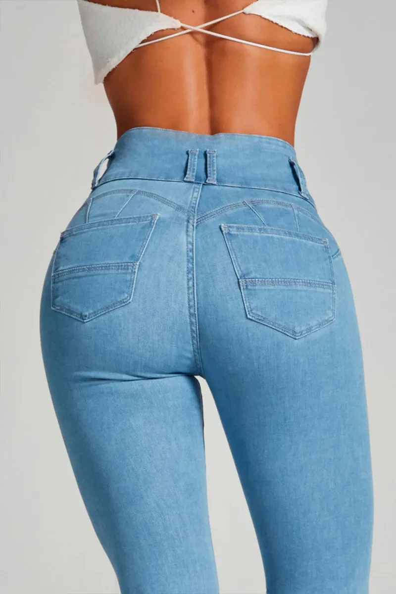 High Waist Jeans Women's Skinny Trousers Tight Stretch Shaping And Hip Lifting Pants