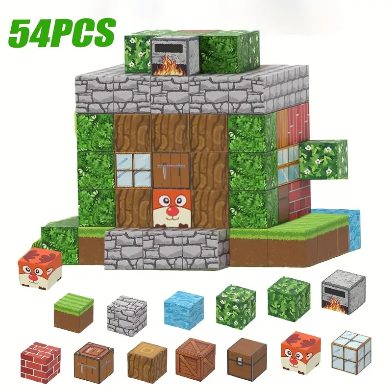 Magnetic Building Blocks STEM Toy Set