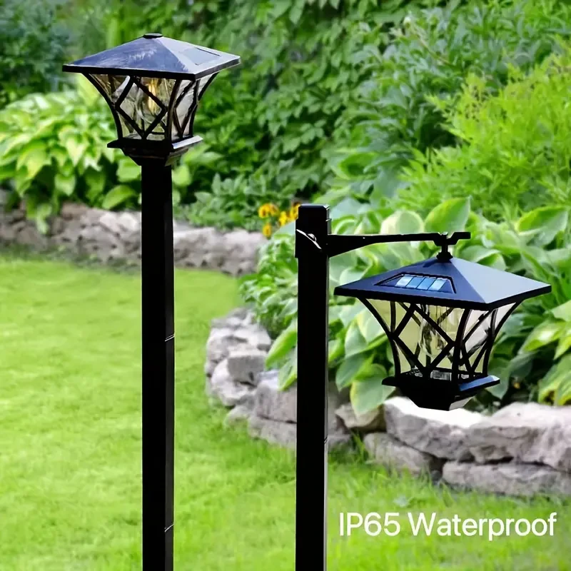 1.7m Solar-Powered LED Garden Lights - Energy-Efficient