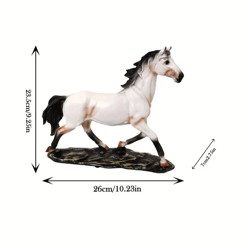 1pc Exquisite Vintage Horse Figurine Statue