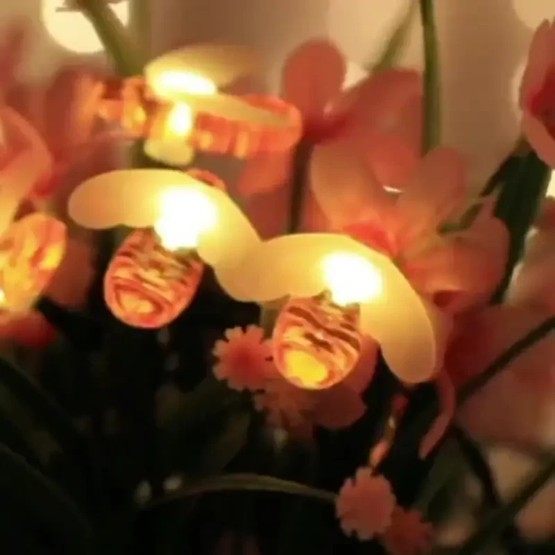 Solar Honey Bee String Lights 6.4m, 30 LED, 8 Modes