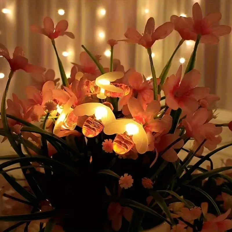 Solar Honey Bee String Lights 6.4m, 30 LED, 8 Modes