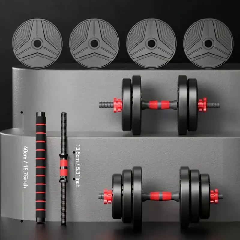 4-in-1 Adjustable Dumbbell Set (19.96KG)  Full Body Workout