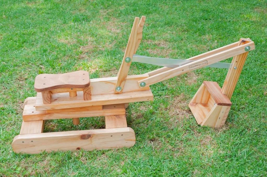 The Wooden Sand Digger: Handcrafted NZ Toy for Creative Fun