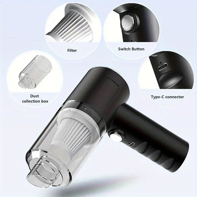 SwiftClean Cordless Handheld Vacuum Cleaner