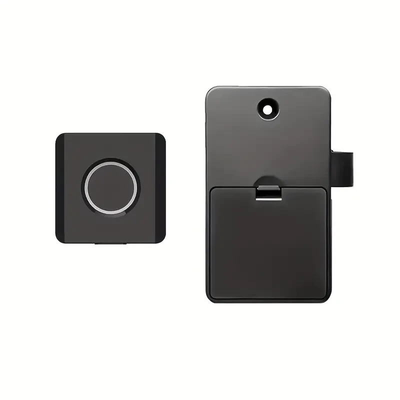 Smart Fingerprint Door Lock - Keyless Biometric Security for Home & Office Cabinets, Shoe Storage - Battery-Powered, Easy Install