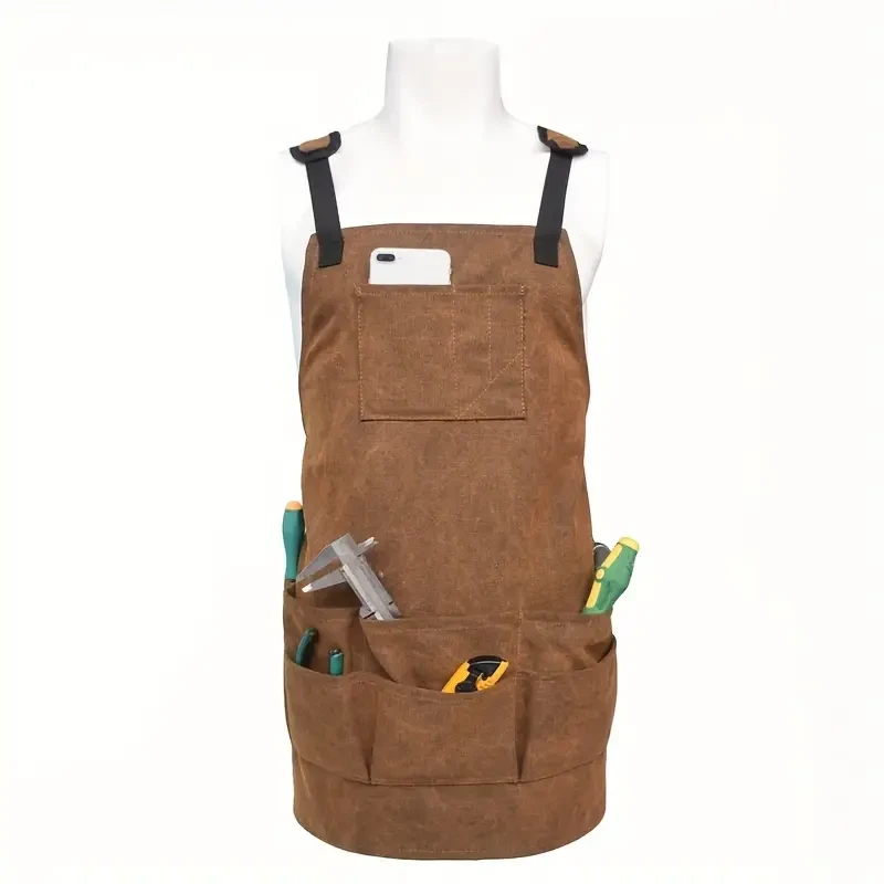 Work Apron Tool Pockets Storage