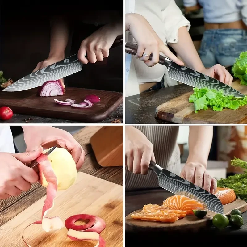 8PCS Kitchen Knife Set
