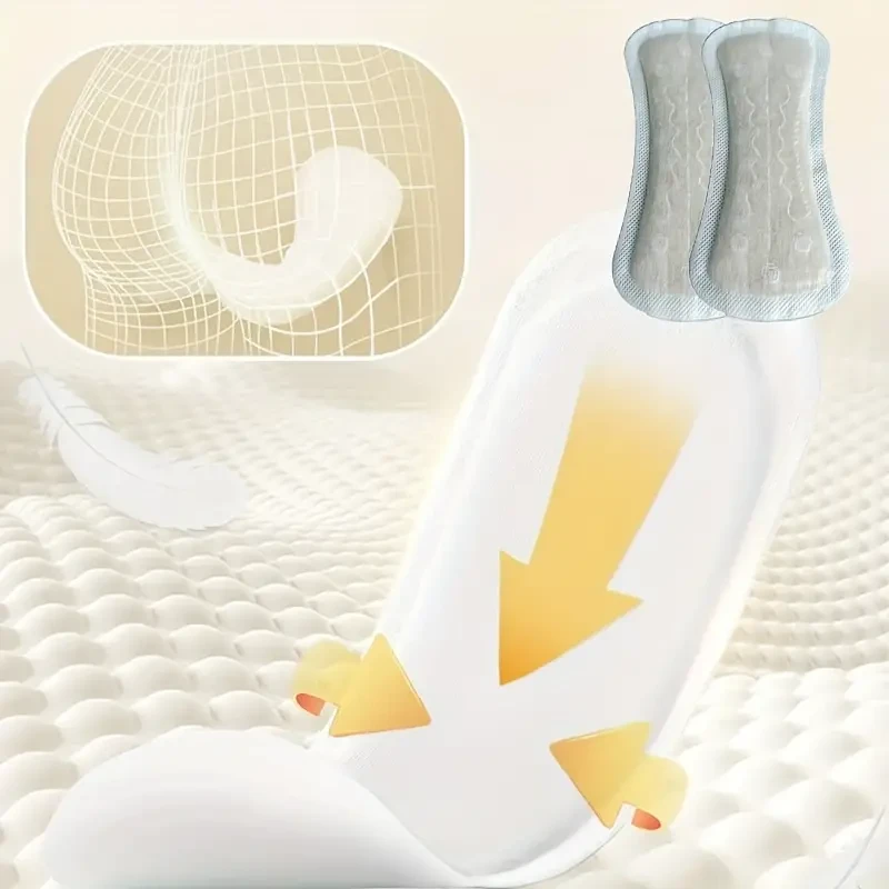 Bamboo Fiber Vaginal Pads for Daily Deep Cleansing: Effectively Absorb Secretions and Address Odor and Itching - Multiple Packaging Options