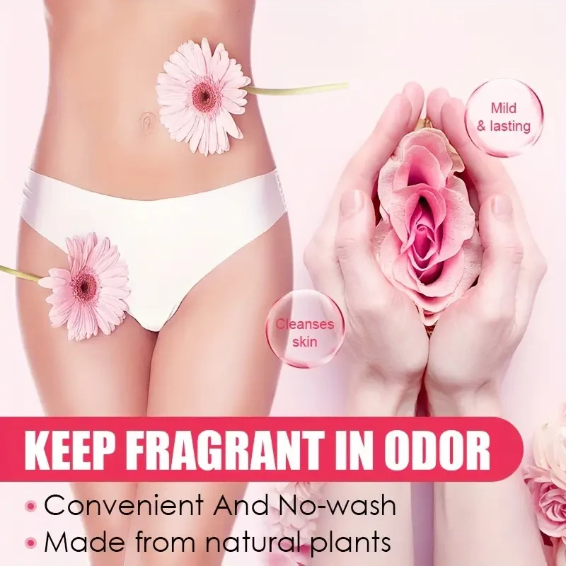 4pcs Women's Private Part Odor Control Cream - Herbal Extract, Gentle & Soothing, Refreshing Scent, Moisturizing Skin Care