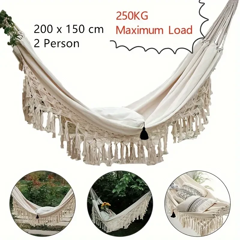 Outdoor Macrame Hammock