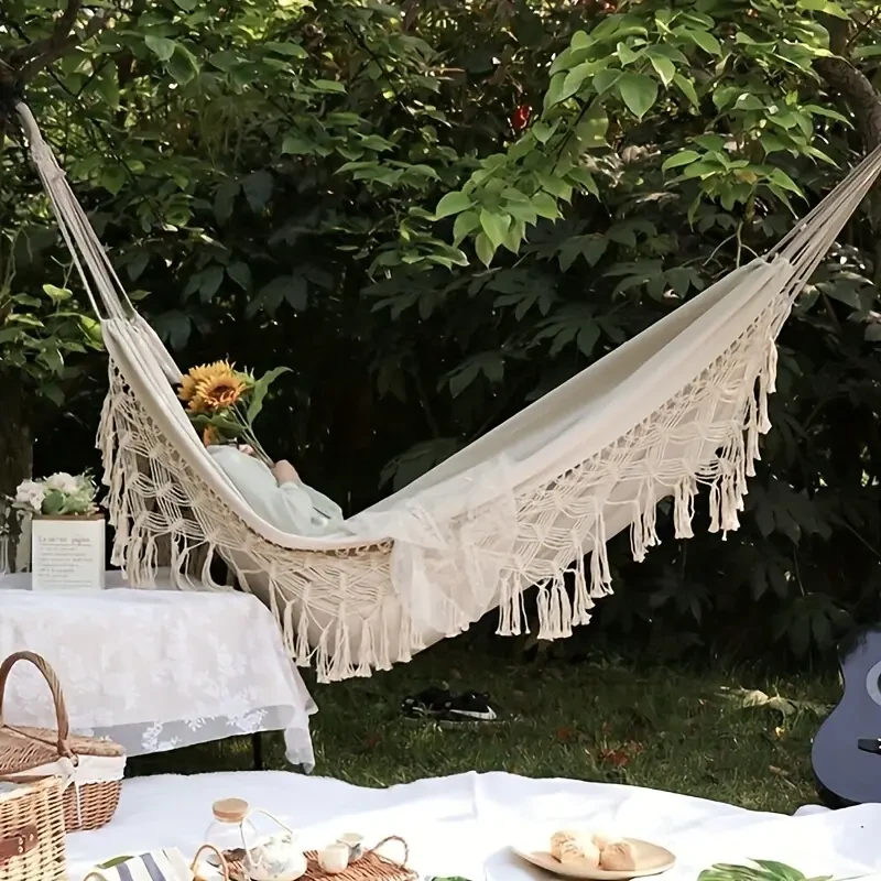 Outdoor Macrame Hammock