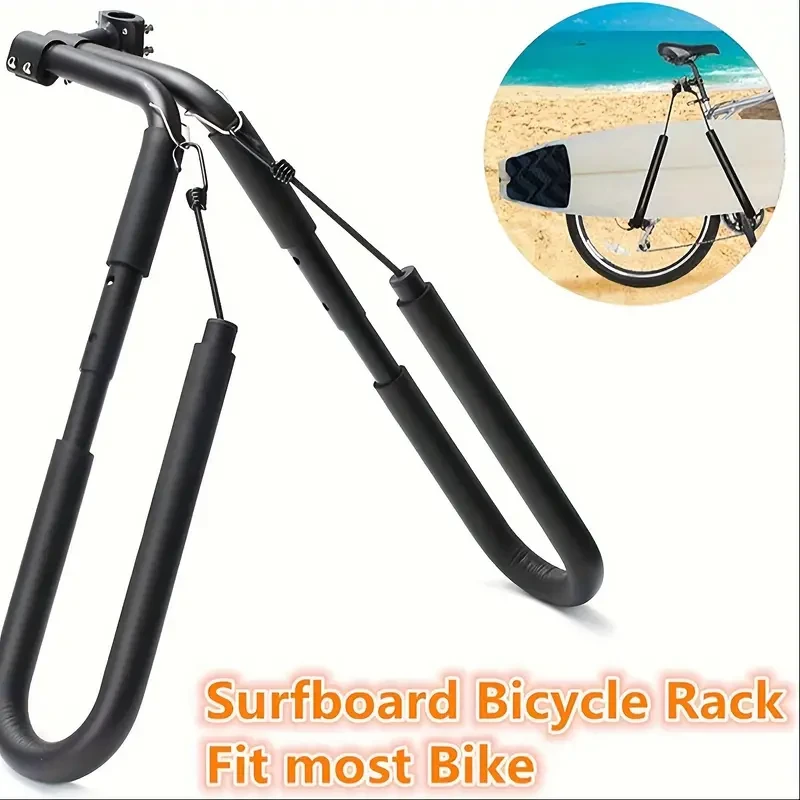 Surfboard Bicycles Carrier Rack Bike Skimboard Side Kiteboard Holder Surfboard Holder