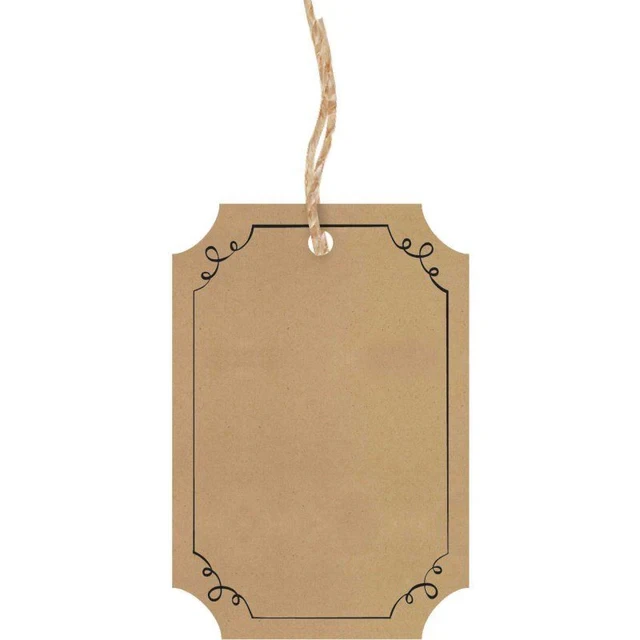 Kraft Paper Tags - (Pack of 25)