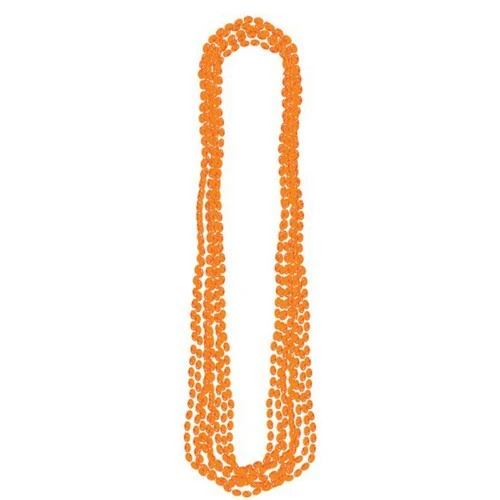 Metallic Necklace - Orange (8 units) - Pack of 8
