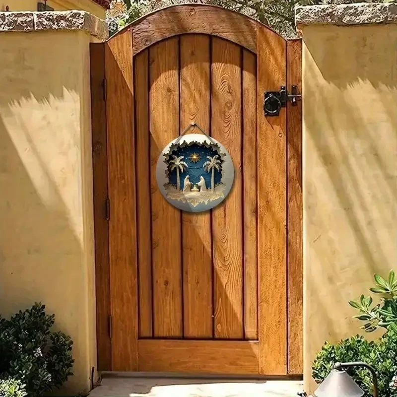 20.32cm Round Farmhouse Door Hanger