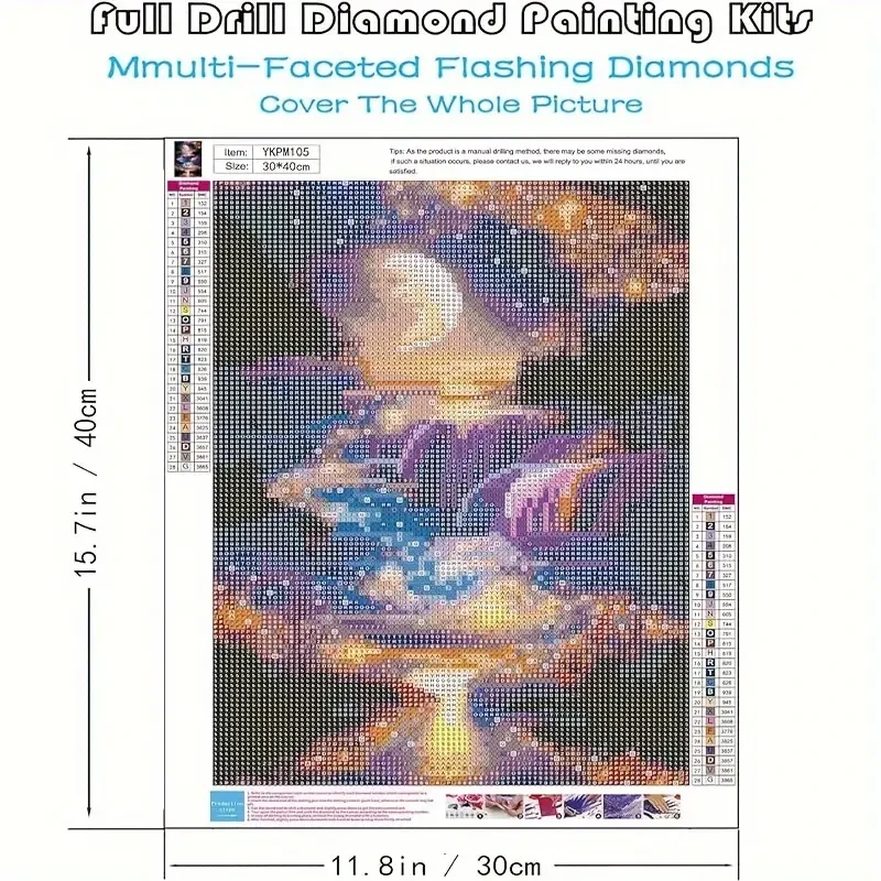 Moon Waterfall Diamond Art Kits For Beginners