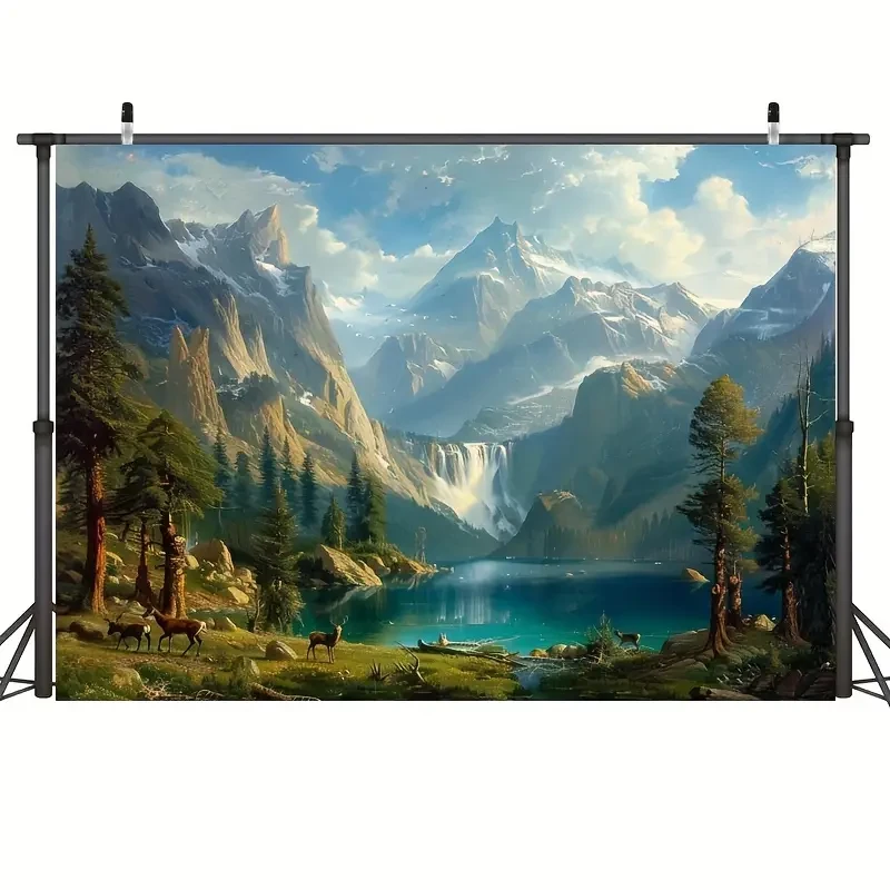 Sierra Nevada In California By Photography Background Banner Decor, Photography