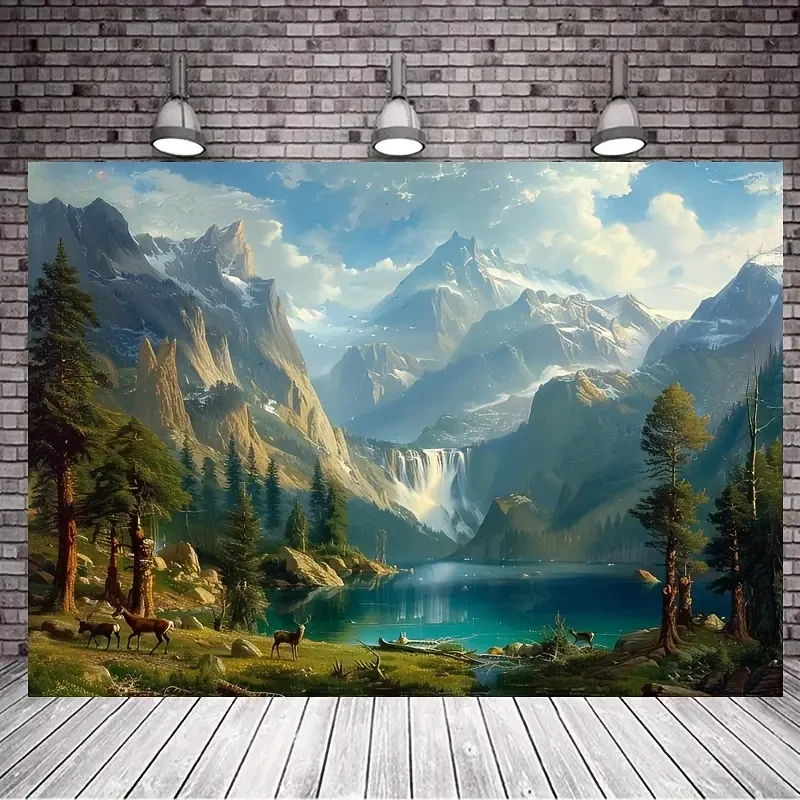 Sierra Nevada In California By Photography Background Banner Decor, Photography