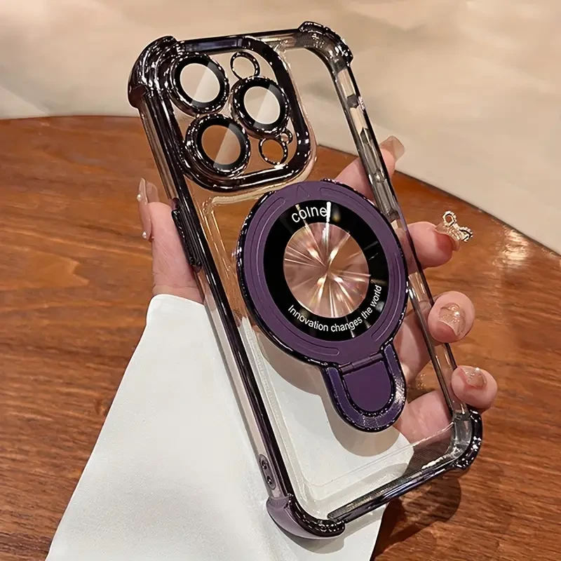 Vibrant Graphic Magnetic Phone Case for iPhone 13/14/15 Pro Max