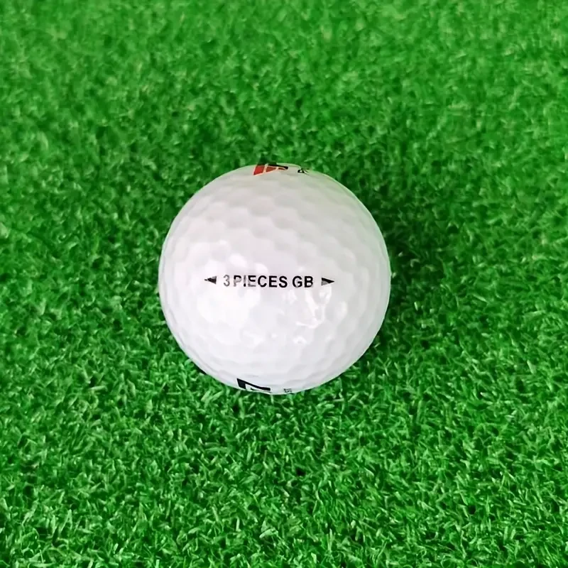 5pcs White Three-Layer Golf Balls  44g, Hardness 80, Game-Ready Golf Accessories