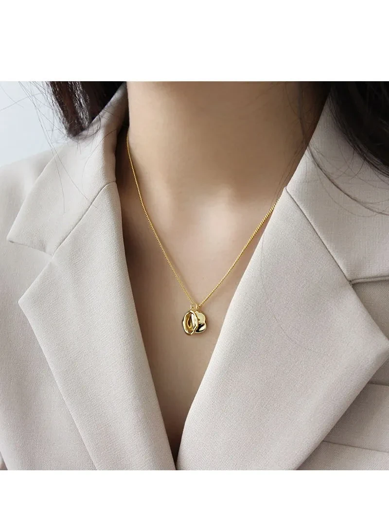 Sterling Silver Choker Korean Style Woman