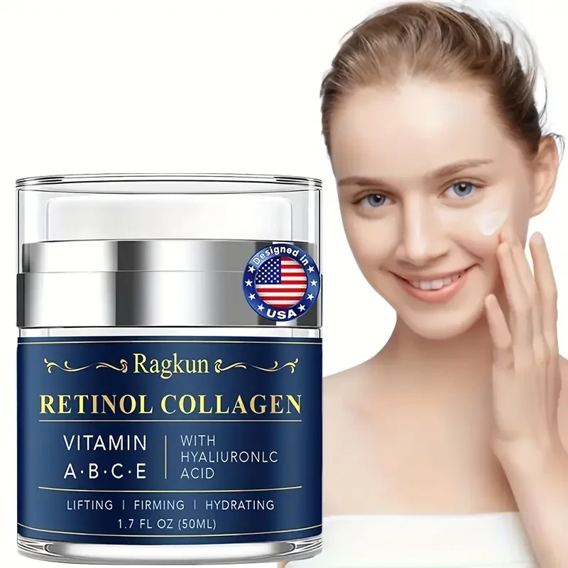 Face Moisturizer Retinol Cream - Neck Collagen Cream For Tightening And Firming - Anti Aging Day & Night Facial Moisturizer For Women & Men, Tighten And Lift Wrinkle Cream - 1.7 Fl Oz