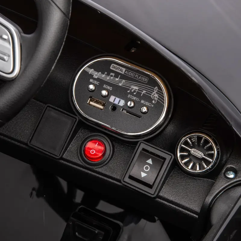 12V Licensed CLS 350 Ride-On Car for Kids - Novelty & Gag Toys Miniatures with Parents Remote Control, Four-Wheel Suspension, Power Display, Music Volume Control, LED Lights, MP3 USB/SD, and Adjustable Speed for Kids Aged 37-95 Months