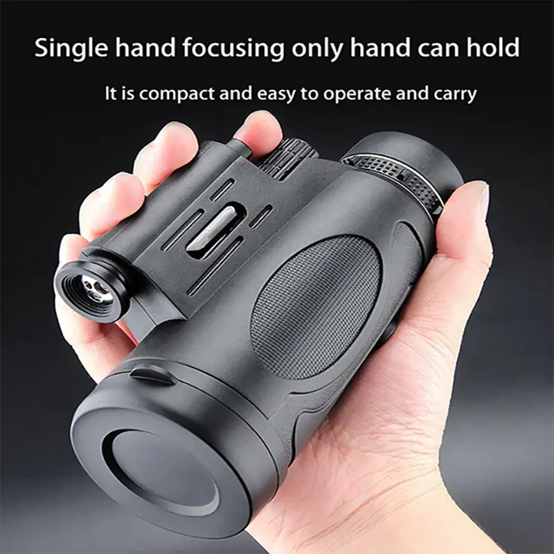 High-Definition Long-Distance Monocular Telescope - 10X Magnification, Portable for Bird Watching, Camping, Hunting & Travel - Perfect Gift for Thanksgiving, Halloween, Christmas