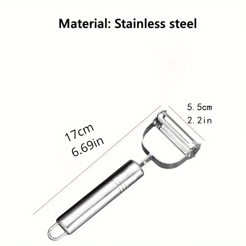 1pc Stainless Steel Vegetable Peeler