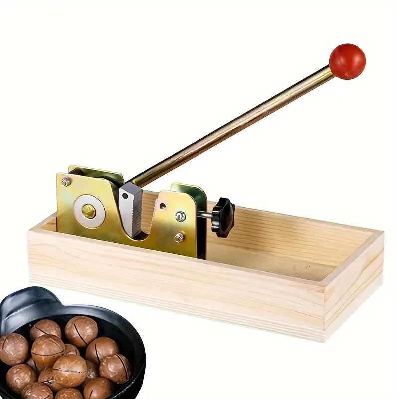 Macadamia Opener Peeling Machine Walnut Tool Nut Cracker With Handle Multipurpose Macadamia Nut Cracker