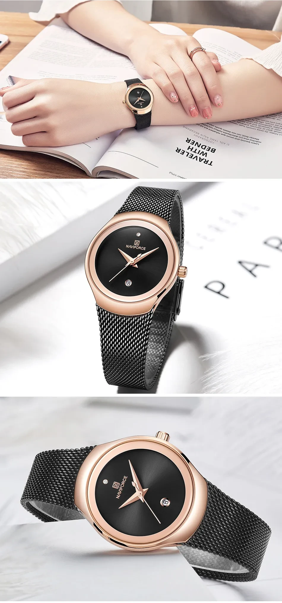 Mesh Small Dial Quartz Watch