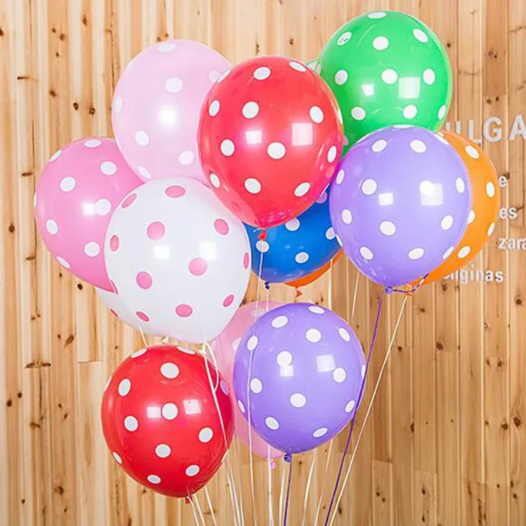Wave Point Globos Minnie Birthday Wedding Polka Dot Ballons Party Decor