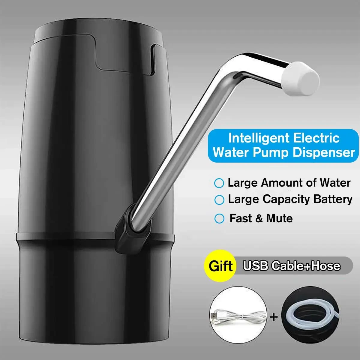 Intelligent electric bucket water pump
