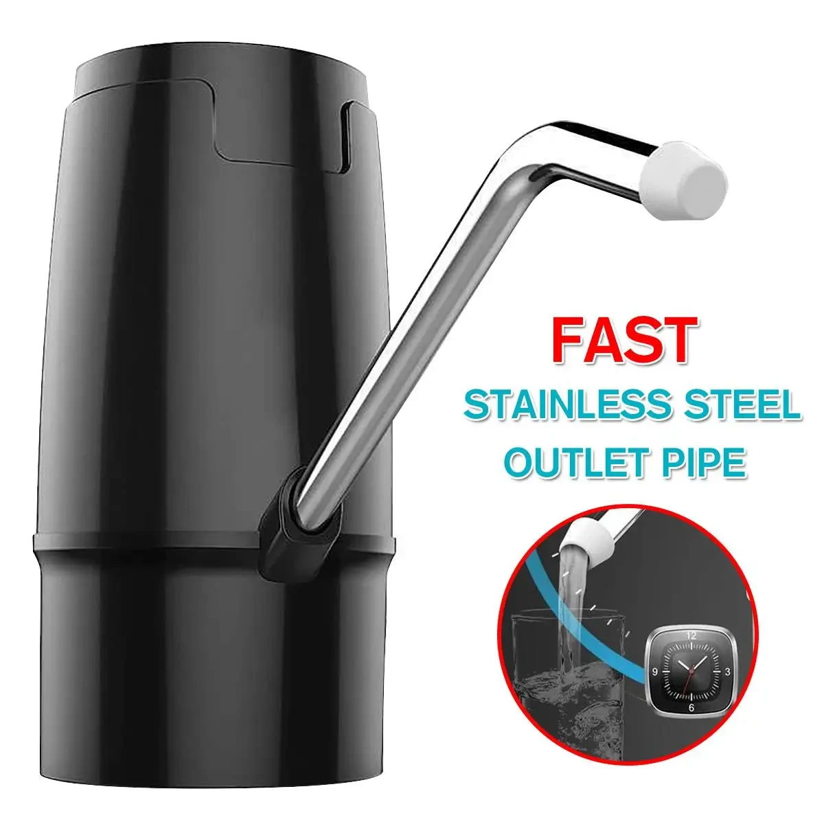 Intelligent electric bucket water pump