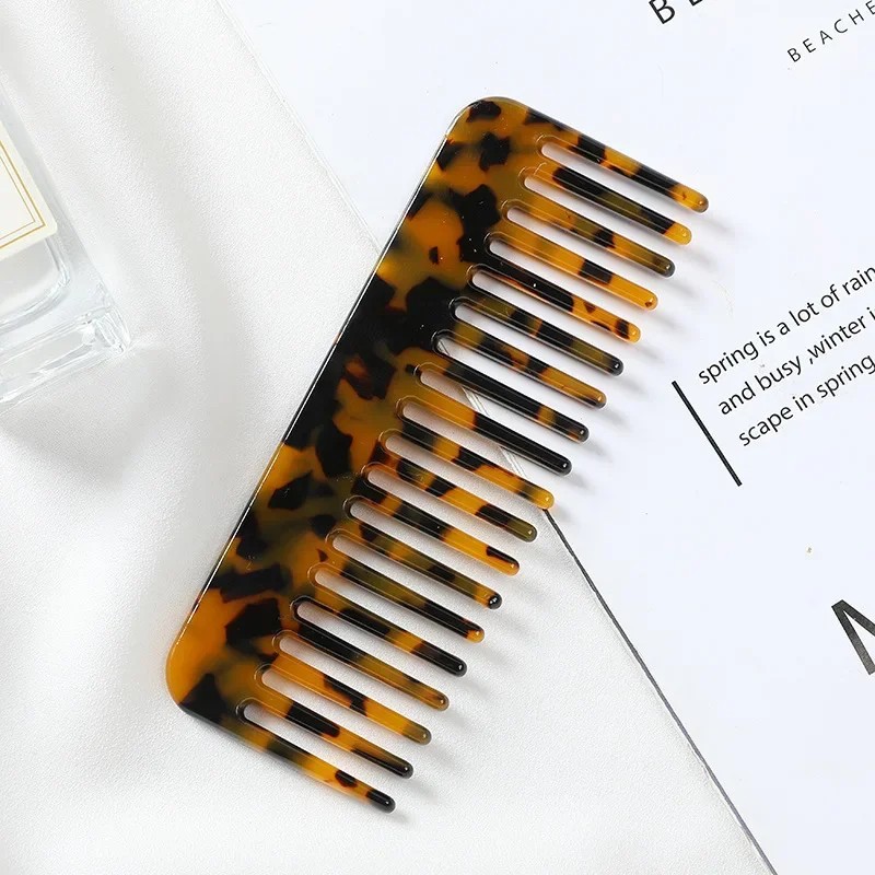 Korean Fashion Wide-Tooth Acetate Hair Comb