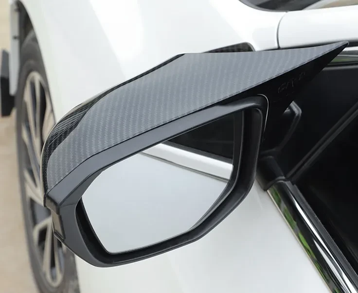 Rearview Mirror Cover Carbon Fiber Pattern Reversing Mirror Frame