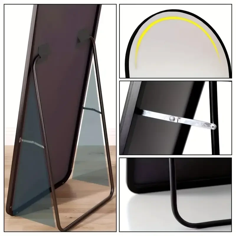Aluminum Alloy Frame Arched Mirror