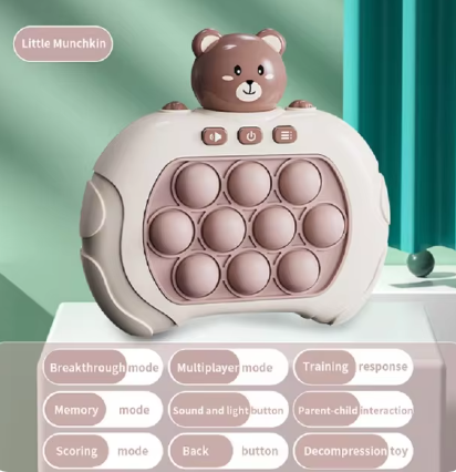 Pop Push Bubble Game Light Fidget