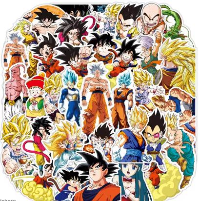 50pcs Cartoon Cool Dragonball Evolution