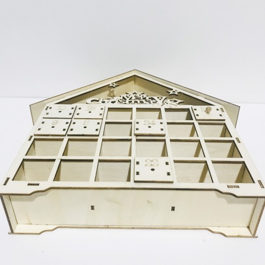 Christmas Wooden Calendar Decorations