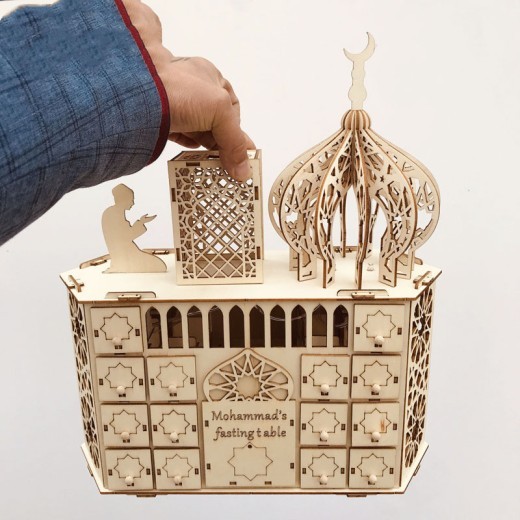 Christmas Wooden Calendar Ornaments