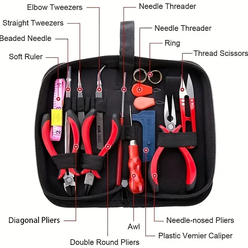 Jewellery Making Supplier Finding Set With Repair Beading Tools