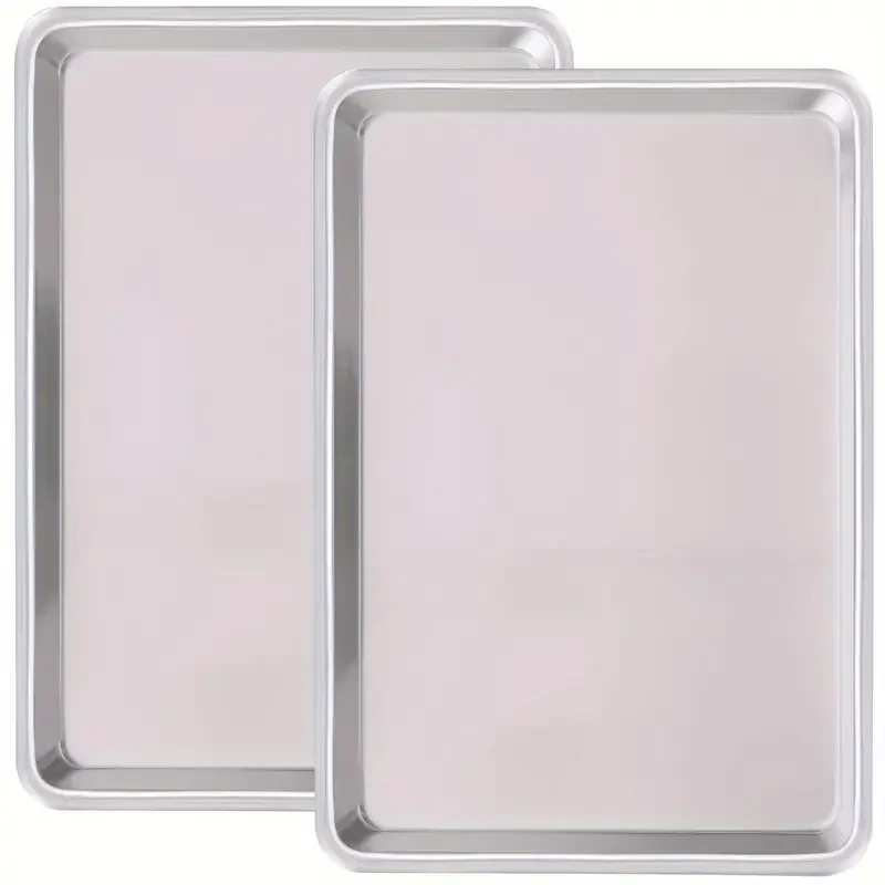 Commercial-Grade Aluminized Steel Baking Trays - Durable, Non-Stick, and Heat Resistant for Perfect Baking Results
